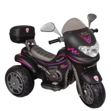 Imagem de Moto Elétrica Infantil Biemme Sprint Turbo Preto 12V
