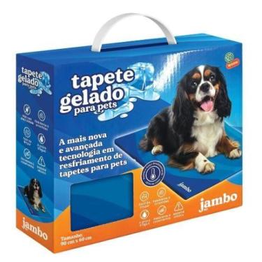 Imagem de JAMBO PET Tapete Gelado Refrescante para Cães e Gatos Tamanho Medio 60