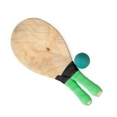 Imagem de Kit Frescobol com 2 Raquetes e 1 Bola - LCM