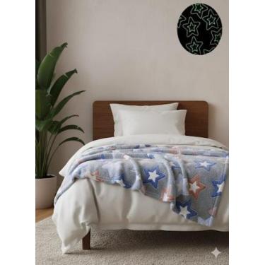 Imagem de Cobertor manta infantil brilha no escuro 2x1,50 varias estampas - sulm
