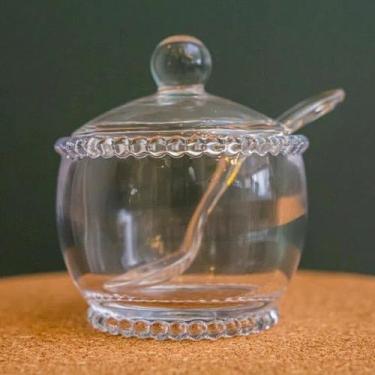 Imagem de Açucareiro Cristal Pérola c/ Colher Wolff 10cm