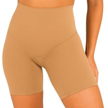 Imagem de Bermuda Longa Cintura Alta Invisível Fit Nayane Rodrigues, GG, Chocola