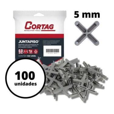 Imagem de Espacador Para Piso 5mm 100 Peças Cortag