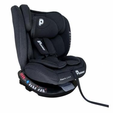 Imagem de Cadeira P/Carro Nora 360º c/Isofix 0-36kg Preta - Passear