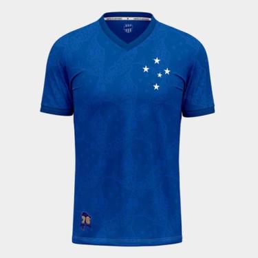 Imagem de Camisa Infantil Comemorativa Cruzeiro Libertadores 50 anos - Retrômani