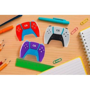 Imagem de Apontador CIS Game - 1 Furo, Sem Depósito, 3 Cores, Branco