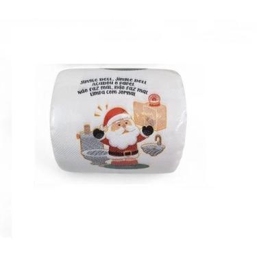 Imagem de Papel Higiênico Natalino 20mx10cm Papai Noel