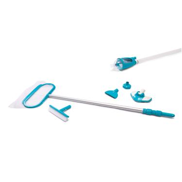 Imagem de Intex, kit de limpeza deluxe com aspirador peneira escova com cabo, 28003