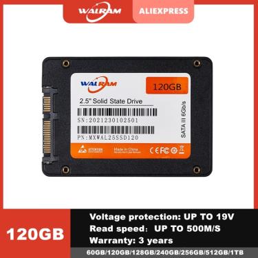 Imagem de WALRAM SSD Drive 120GB 240GB SSD 1TB 128GB 120 GB SDD 2.5 Hard Disk SATA III Internal Solid State