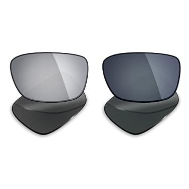 Imagem de 2 pares de lentes polarizadas de substituição da Mryok para óculos de sol Oakley Drop Point – Opções