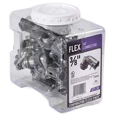 Imagem de Halex, Conduíte de metal flexível de 90 graus (FMC) de 90 graus, 11001B, 35 por pacote