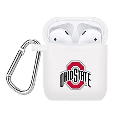 Imagem de Capa Ohio State Buckeyes compatível com AirPods da Apple - Branca