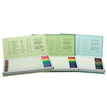 Imagem de Tombow 51525 Conjunto de dicionário de lápis de cor Irojiten, floresta tropical, conjunto de 30. Lápis de cor lindamente trabalhados à base de cera com acabamento esmaltado