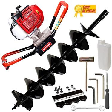 Imagem de Perfurador De Solo Profissional Kawashima ED43 42.7cc Com Broca 150mm Robusto Ideal Para o Plantio de Árvores