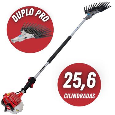 Imagem de Derriçadeira Kawashima KWD2610DL com Motor M 260-PS á Gasolina 2 Tempos Haste Longa e Mãozinha Dupla Para Produção em Dobro nas Colheitas de Café
