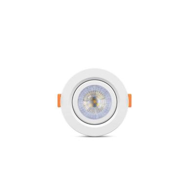 Imagem de Kit 3 Spot Led Elgin Luminária Mr16 5W 3000K Direcionável Redondo