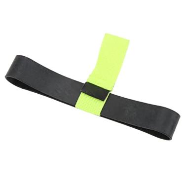 Imagem de Faixa de retenção de mangueira de tanque de mergulho 35 cm elástico leve de borracha flexível para garrafa de snorkel para Verde fluorescente