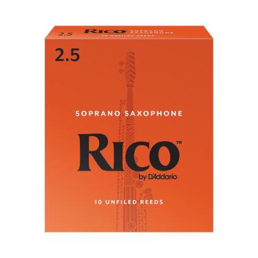 Imagem de Palheta Sax Soprano 2.5 (Cx Com 10) D Addario Rico RIA1025