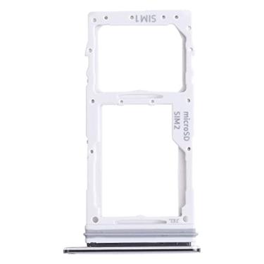 Imagem de HUANGYUNCHAO Acessórios telefônicos Bandeja para cartão SIM + Bandeja para cartão SIM/Bandeja para cartão Micro SD para Samsung Galaxy S10 Lite SM-G770 Substituição do telefone celular