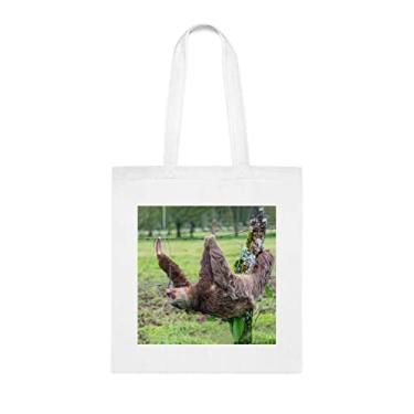 Imagem de Sacola preguiça, presente para amante de preguiça, bolsa de ombro preguiça, bolsas reutilizáveis para preguiça, ideia de presente de cesta de Natal de aniversário, presente para ela,