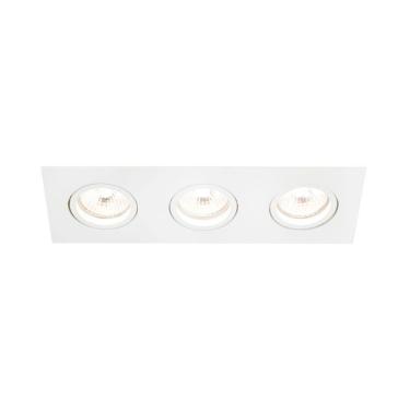 Imagem de Spot de Embutir Newline Lisse II para 3 Lâmpadas Par 30 E27 Bivolt Branco