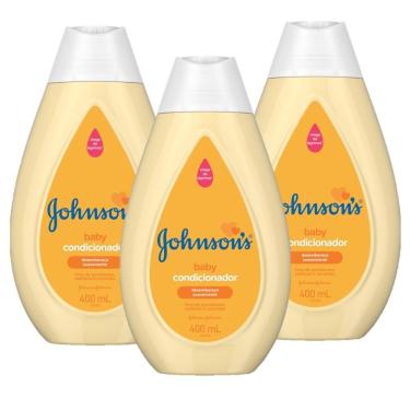Imagem de KIT 3 Condicionadores Johnson`s Baby Regular 400ml