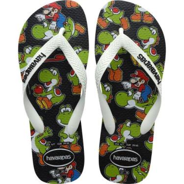 Imagem de Chinelo Havaianas Licenciado Mario Bros 41/2 Preto - Taiwan Collection