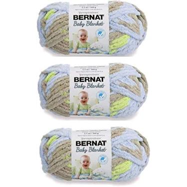 Imagem de Bernat Fio para cobertor de bebê (pacote com 3) Little Boy Dove 161103-31173