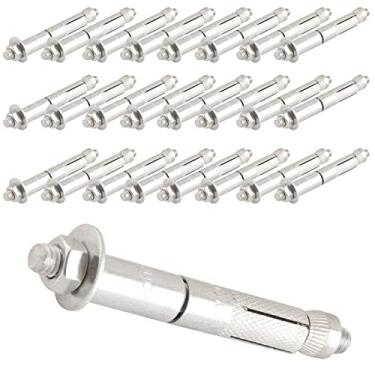 Imagem de Chumbador Com Prisioneiro E Prolongador 5/16 Pol X 100 Mm Com 25 Peças