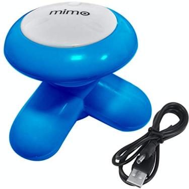 Imagem de Mini Massageador Mimo Massager Portátil USB Pilha Azul