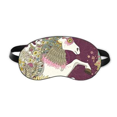 Imagem de Japan Wing Hourse Ukiyo-e Leaves Sleep Eye Shield Soft Night Blinfold Shade Cover