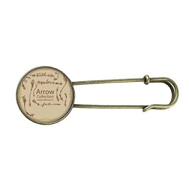 Imagem de Bohe Mia Wind Fashion Arrow Broche de Metal Retrô Joias