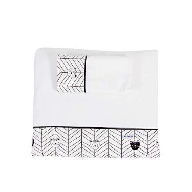 Imagem de Biramar Baby Colchonete Para Carrinho De Bebê Com Fronha Malha Aisha Preto Pequeno