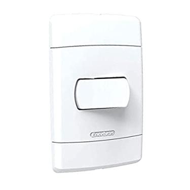 Imagem de Interruptor Simples 10A 4X2 1 Tecla Branco Neo Sottile Enerbras