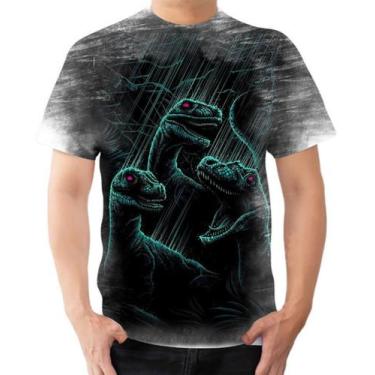 Imagem de Camisa Camiseta Personalizada Jurassic Word Dinossauro 8 - Dias No Est