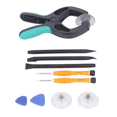 Imagem de Conjunto de Ferramentas de Reparo Eletrônico, Kit de Ferramentas de Reparo Eletrônico de 10 Peças, Ferramenta de Ventosa para Reparo de Tela de Telefone Com Chave de Fenda, Folha