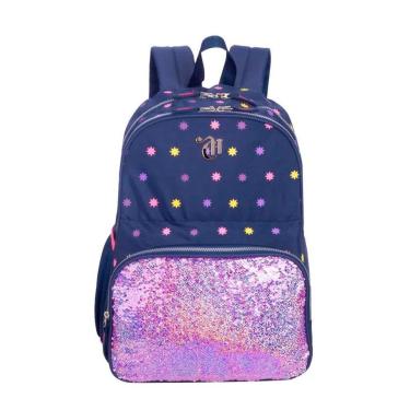 Imagem de Mochila Sestini Capricho Estrelas 21 Litros Azul Marinho-Unissex