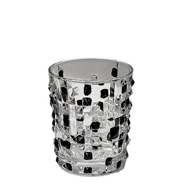 Imagem de SALFEE 300 ml Arte Criativa Gema Preta Copo de Vinho Vidro Cristal Luxo Vidro de Água Copo de Uísque