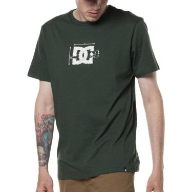 Imagem de Camiseta DC Shoes Blueprint SM24 Masculina Verde Escuro
