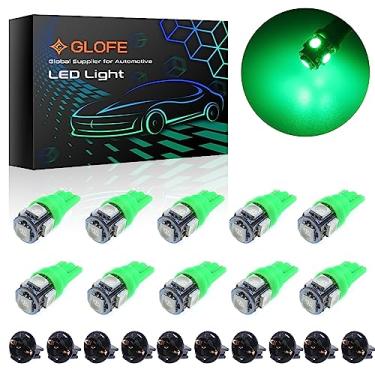 Imagem de GLOFE T10 194 168 Dash Instrument Lâmpadas LED Verdes Painel Brilhante Painel Luzes LED Lâmpadas LED Lâmpadas 10 peças/Conjunto