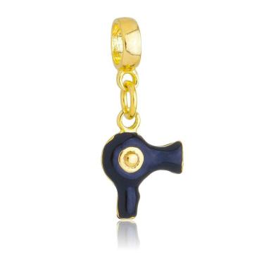 Imagem de Pingente Berloque Secador Cabelo Pandora Banhado a Ouro 18k - Premium
