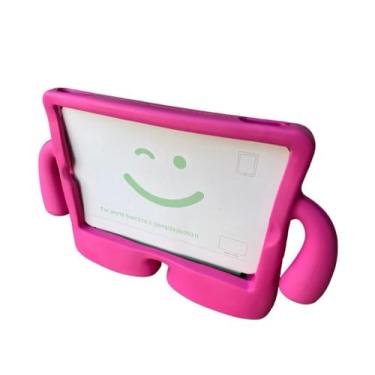 Imagem de Capa Infantil Borracha Compatível Para Ipad Pro 10.5'' A1701 A1709 A1852 (2017)-ROSA,Contra Choques, Sujeira, Arranhões e Pequenas Batida,EVA, Emborrachada, Leve
