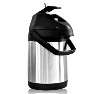 Imagem de Garrafa Termica 2,5L Inoxidavel Pressao Resistente Bebidas Cafe