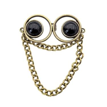 Imagem de Calças peroladas Botões de cintura com corrente ajustável Calças Apertadoras de cintura para saias de ganga reutilizáveis sem costura botões de cintura materiais