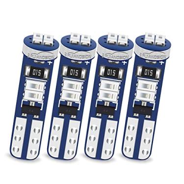 Imagem de Ruiandsion Lâmpada LED T5 12 V verde para painel de painel, base de cunha para ar condicionado, lâmpada LED para indicador de instrumento interior de carro, 4 peças