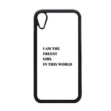 Imagem de Capa I Am The Freest Girl para iPhone XR para proteção de telefone Apple