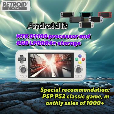 Imagem de Console de videogame portátil Retroid  Pocket 4 Pro  Loja Oficial  Android 13  WiFi 6.0  Bluetooth