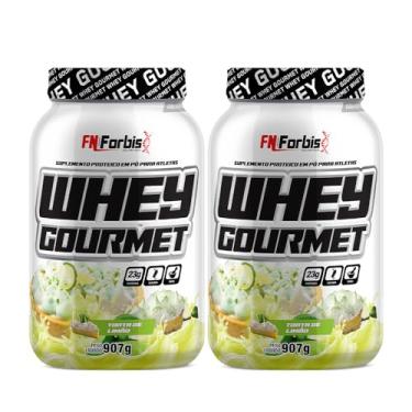 Imagem de Kit 2X Whey Protein Gourmet 907g Pote - FN Forbis Nutrition (Único, Torta de Limão)