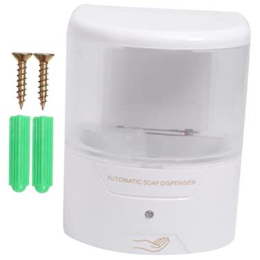 Imagem de Amosfun dispensador de sabão automático montado na parede Dispensador de de mãos Máquina de de mãos acessórios de banheiro saboneteira dispensador de sabonete