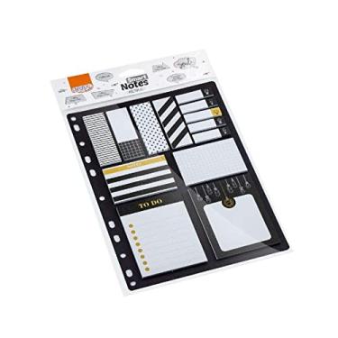 Imagem de Bloco Adesivo Smart Notes Multiples Fichário Black 13 Blocos 25 Folhas Cada, BRW